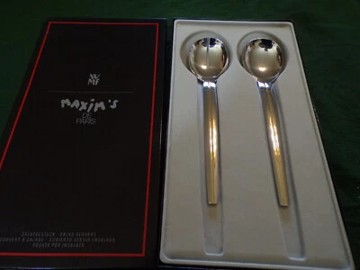 WMF Modell Maxim´s de Paris (Rue Royal) Gold Vorleger Salatbesteck Cromargan OVP - Bild 1 von 3