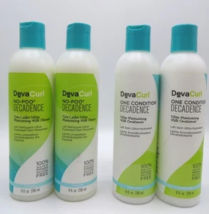 DEVACURL NO POO DECADENCE / ONE CONDITION 8 OZ (4 Bottles) - Picture 1 of 3