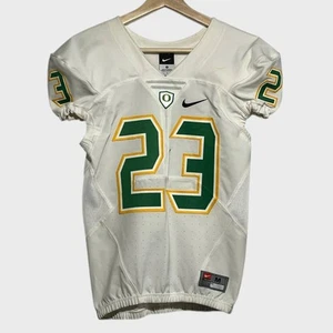 Camiseta de fútbol americano mediana de colección Nike Oregon Ducks 2015 blanca corte profesional emitida por el equipo NCAA - Imagen 1 de 6