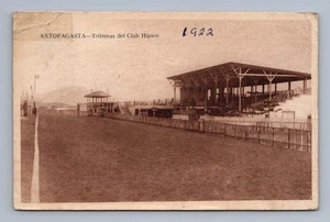 Antike Chile Postkarte ANTOFAGASTA Tribunas del Club Hipico 1922 - Bild 1 von 2