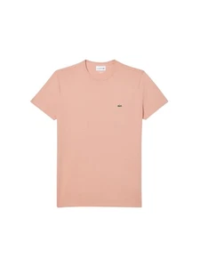 T-shirt Lacoste da uomo, in cotone, vestibilità regular, colore Rosa, modello... - Imagen 1 de 3