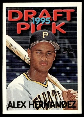 1995 Topps Traded & Rookies Alex Hernandez Rookie Pittsburgh Pirates #69T DPK - Image 1 of 2