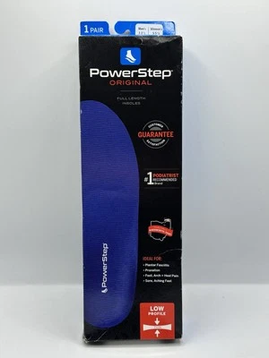 Plantillas ortopédicas Powerstep originales de longitud completa para hombre 3-3,5 para mujer 5-5,5 ASM  Foto 1 de 4