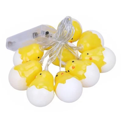 Practical Easter String Light Easter LED String Light Eggshell LED - Image 1 of 4