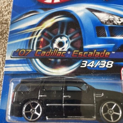 Cadillac Escalade 2006 Hot Wheels #34 primeras ediciones '07 negro con cromo B10 Foto 1 de 3