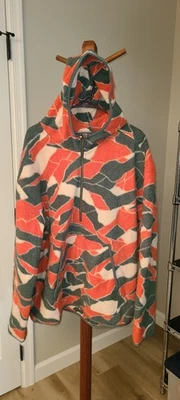 Mens Sherpa Adventure Uddesya Sherpa Fleece 1/4 hooded pullover XXL NWT - Image 1 of 4