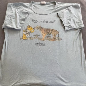 Rare Vintage Winnie The Pooh Disney Animal Kingdom Shirt XL Tigger Is That You? - Bild 1 von 3