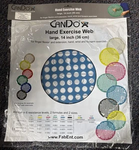 Cando Hand Exercise Web - polvere bassa - diametro 14" - blu - pesante - Foto 1 di 1