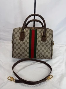 Vintage Gucci GG Canvas Web Sherry Line Tote SPB-MS 356719 - Picture 1 of 14