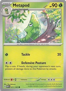 Metapod Common Normal SV: Scarlet & Violet 151 011/165 NM - Bild 1 von 2