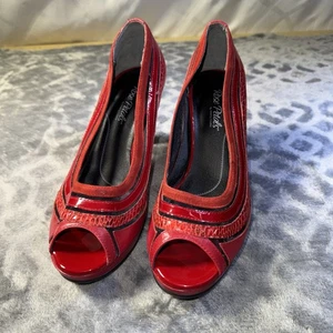 Rose Petals by Walking Cradle Damen Plateau Pump Poet Red 10W - Bild 1 von 14