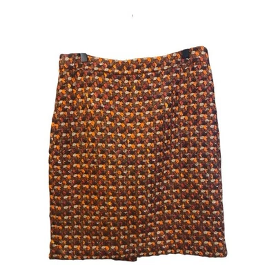 Falda Lápiz Kate Spade Judy Lana Tweed Academia Dinero Antiguo Talla 12 Foto 1 de 4