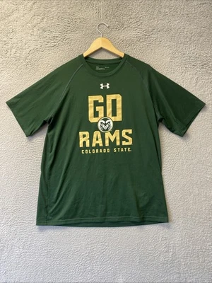 Under Armour Men's Colorado State Rams T-Shirt, Forest Green Large /147-7 - Image 1 of 4