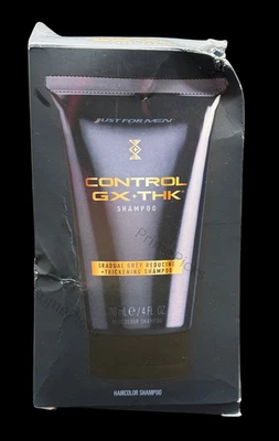 💈Just For Men Control GX+THK Shampoo 4oz 🪮 Gradual Gray Reduce + Thicken - Image 1 of 4