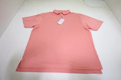 Bobby Jones Golf Solid Polo  Mens Size  Large Orange Regular 956E New  01306091 - Image 1 of 4