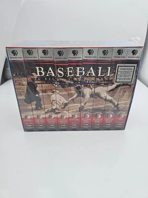Baseball A Film by Ken Burns 9 Inning Boxed Set VHS 1994 9 Tapes *New/ Sealed* - Image 1 of 4
