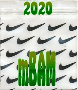 100 SWOOSH LOT OF 2020 APPLE BRAND MINI BAGGIES 2.0X2.0" BLACK WHITE - Picture 1 of 13