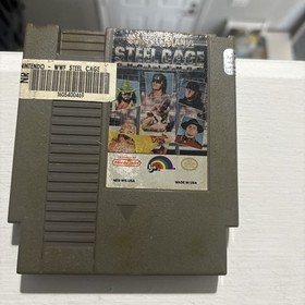 WWF WrestleMania Steel Cage Challenge Nintendo NES 1992 Cart Tested