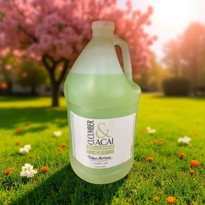 Cucumber & Açaí Shower Gel 1 GALLON REFILL FACTORY SEALED! Fast Shipping - Picture 1 of 1
