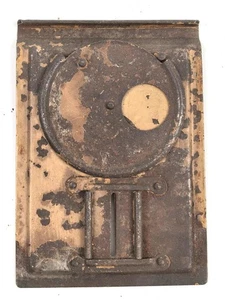 Abblendeinschub Vorderseite zur Einheitslaterne Stahl Wehrmacht. Ungereinigt. Or - Picture 1 of 5