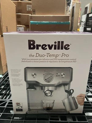 Эспрессо-машина Breville Duo Temp Pro (BES810BSS) из нержавеющей стали. Новый - Изображение 1 из 3