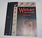 Difficile à trouver catalogue revendeur vintage 1935 Weber copie usine avec inserts