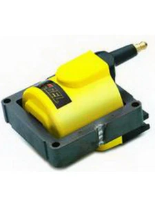 Accel Ignition Coil Super Coil E-Core 0.200 ohm Male HEI 48000V Yellow (140012) - Picture 1 of 12