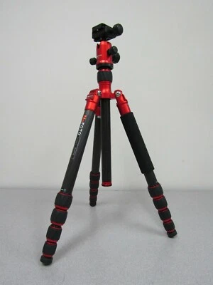 MeFOTO RoadTrip C1350Q1R Travel Tripod Kits - Red -  Max Load 17.6 lb (a) - Image 1 of 4