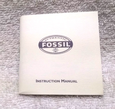 Fossil Watch Instruction Manual 6 Different Languages Date 1/2005 Great Vintage - Image 1 of 4