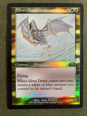 MTG 1x FOIL Silver Drake LP Planeshift 125/143 Magic The Gatherin - Image 1 of 2