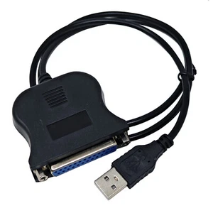 Cavo cavetto adattatore stampante scanner LPT LPT1 parallela 25 PIN USB 75cm - Afbeelding 1 van 5