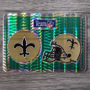 1994 Team NFL New Orleans Saints Vintage Prismatic Vending Machine Sticker - Bild 1 von 4