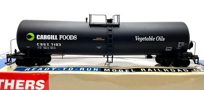 HO WALTHERS 932-7268 UTLX 23,000 GALLON FUNNEL FLOW TANK CAR CARGILL CRGX 7103 - Image 1 of 2