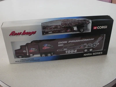 NHRA 1/64 DON PRUDHOMME 1994 FINAL STRIKE DRAGSTER AND HAULER + CERTIFICATE - Image 1 of 4