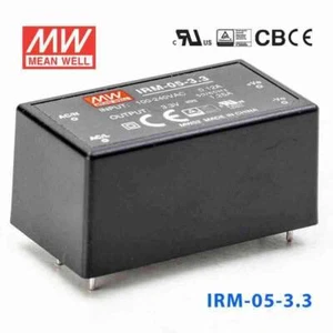 Mean Well IRM-05-3.3 Switching Power Supply 4.125W 3.3V 1.25A - Encapsulated - Picture 1 of 5