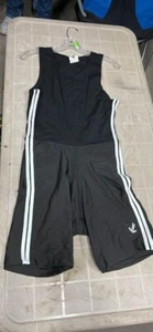 Quality Team Apparel Women Medium M Triathlon Singlet Black White Vintage - Picture 1 of 1