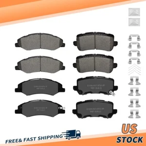 For 2018 2019 2020 2021 2022 2023 Honda Odyssey Front & Rear Ceramic Brake Pads - Picture 1 of 7