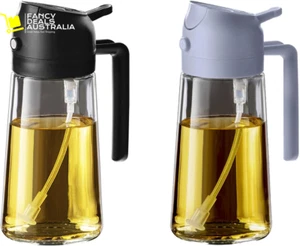 Trendplain 16Oz/470Ml Olive Oil Dispenser - 2 in 1 Olive Oil Spray Bottle for Co - Picture 1 of 13