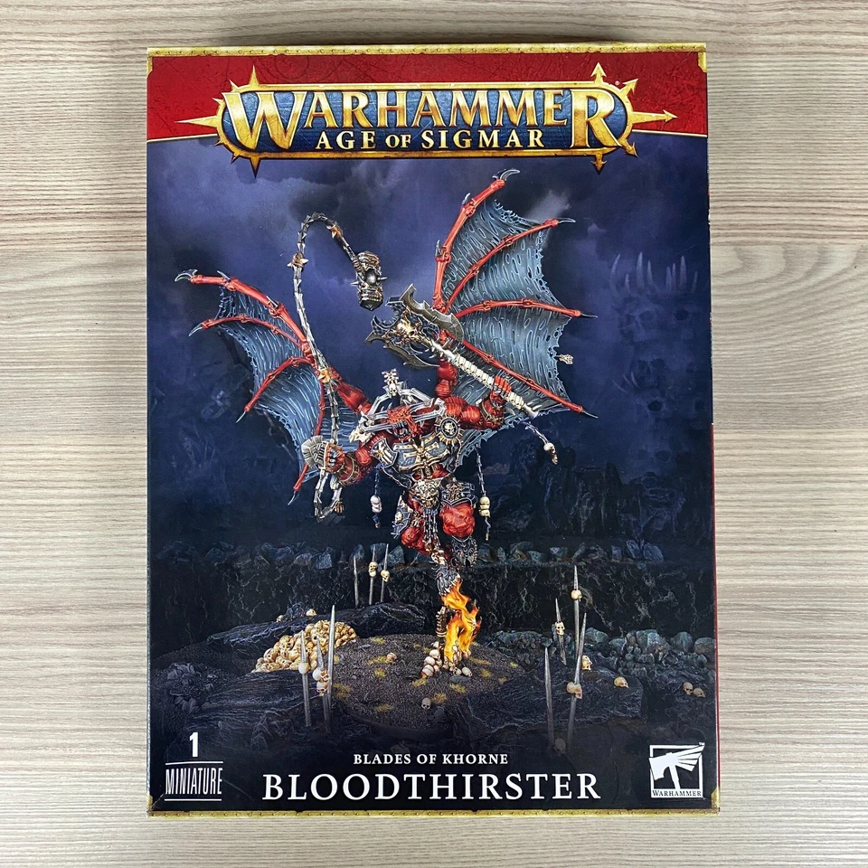 BLADES OF  KHORNE BLOODTHIRSTER WARHAMMER AOS AGE OF SIGMAR 40K 40,000 SEALED - Image 1 of 3