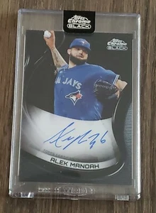 2022 Topps Chrome Black - ALEK MANOAH su scheda automatica - incassato - Blue Jays - Foto 1 di 2