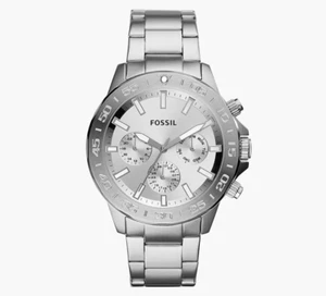 Fossil Herren Armbanduhr Bannon BQ2490 Edelstahl/Silberfarben | NEU - Bild 1 von 4