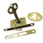 Antique Furniture Lock For Drawers And Wardrobes Sleek Design Silvery Color