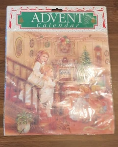 VTG 1993 Minds Eye Advent Calendar  12"x 12" Victorian Girls Bath, England NBO - Picture 1 of 8