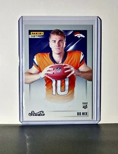 Bo Nix 2024 Panini NFL Studio Rookies #36 Card Denver Broncos 1/1672 - Picture 1 of 6