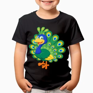 Cute Bird Cartoon Animal Lovers Gift Funny Boys Girls Kids T-Shirts #BAL1 - Picture 1 of 8