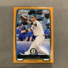 MATT OLSON 2012 Bowman Draft ORANGE PARALLEL #/250 Braves RC BDPP20 MINT