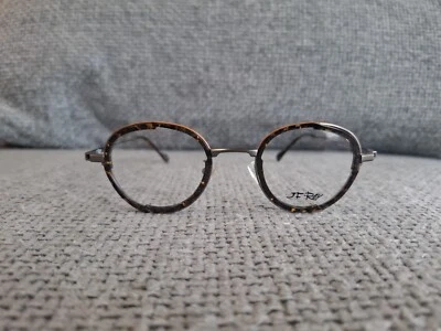 JF Rey Eyeglasses Clip On Model JF2952 Color 9060 Gunmetal Orange 46-25 - Image 1 of 4