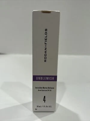Rodan + Fields Unblemish 4 Invisible Matte Defense SPF 30 1oz Expired 2022 - Image 1 of 4