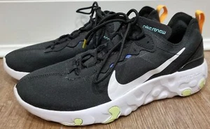 NIKE RENEW Women's Black Fabric Chunky Rubber Sole Sneakers Trainers UK5.5 - Picture 1 of 11