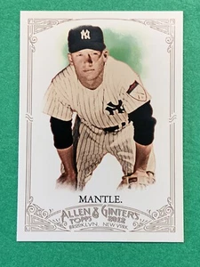 2012 TOPPS ALLEN & GINTER #7 MICKEY MANTLE, NEW YORK YANKEES, NM - Picture 1 of 2